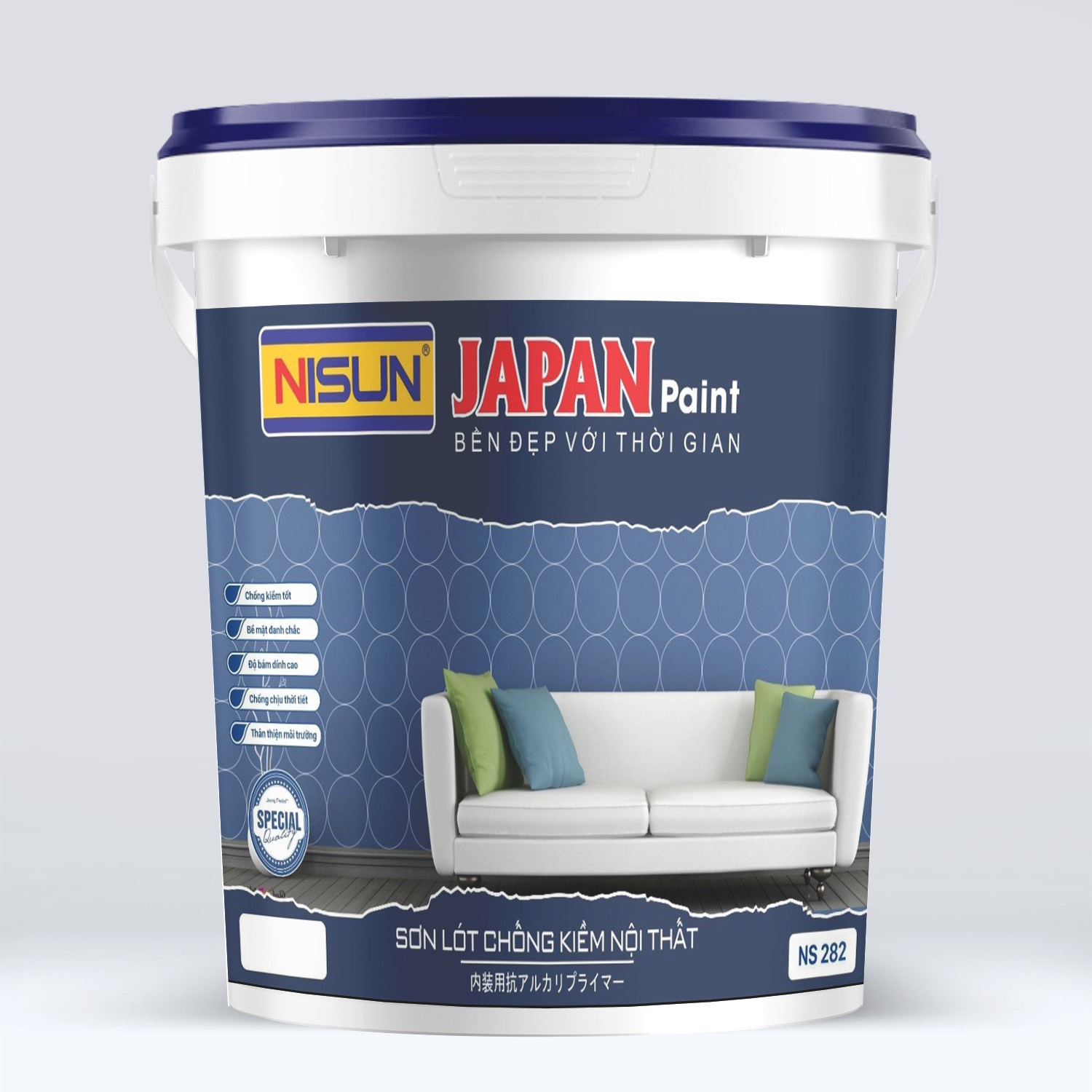 Chi tiết Sơn lót chống kiềm nội thất NS 282