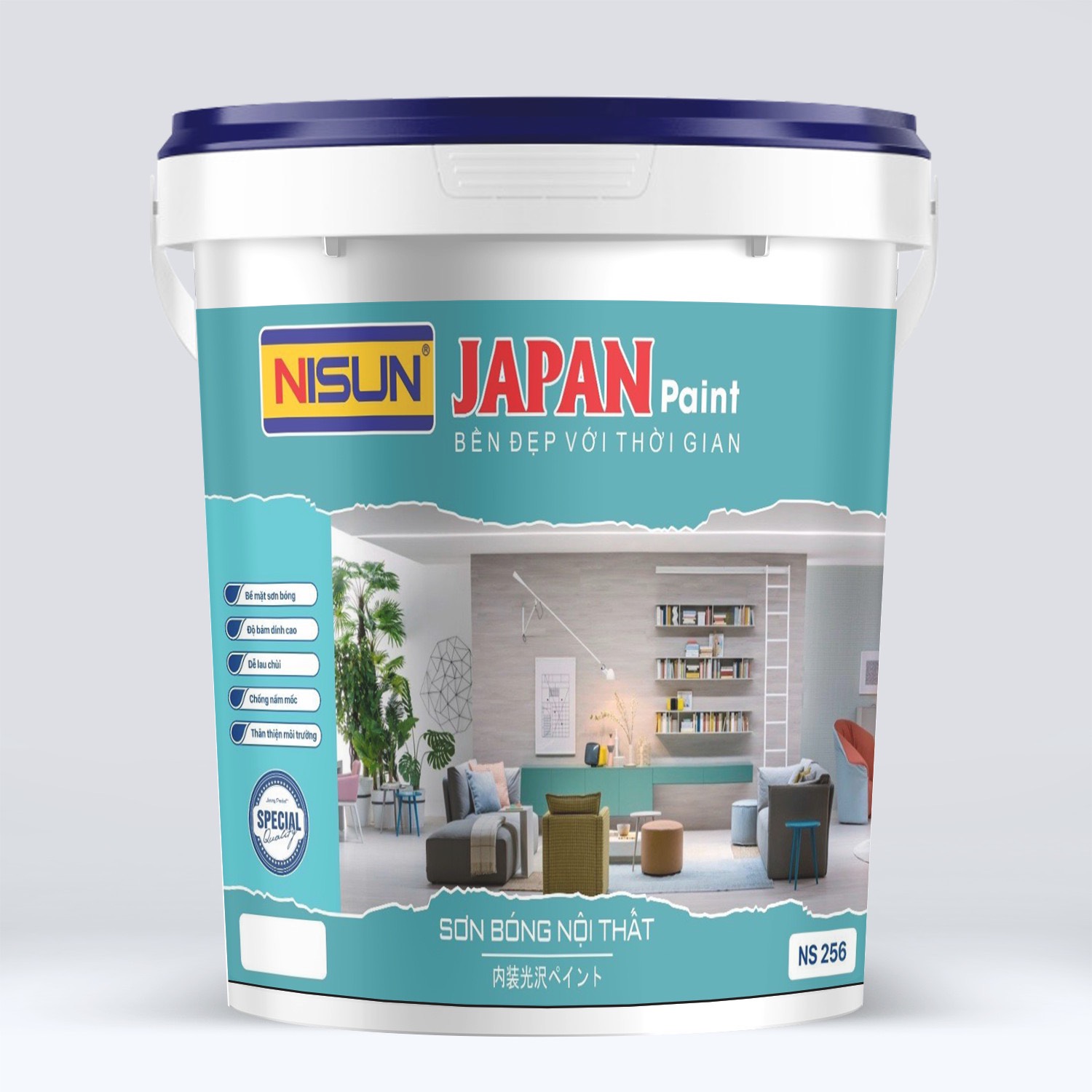 Chi tiết Sơn bóng nội thất NS 256