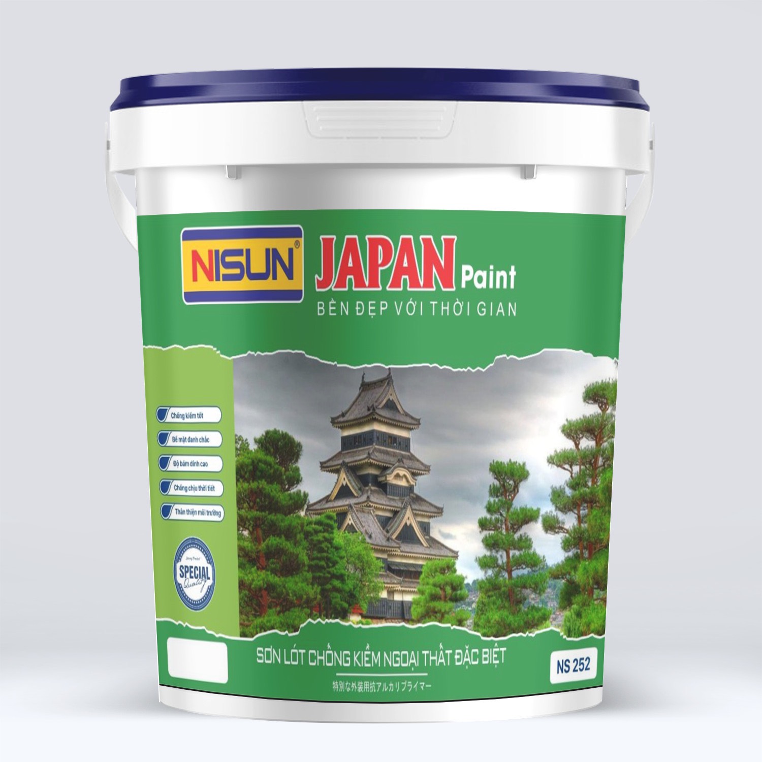 Chi tiết Sơn lót chống kiềm ngoại thất đặc biệt NS 252