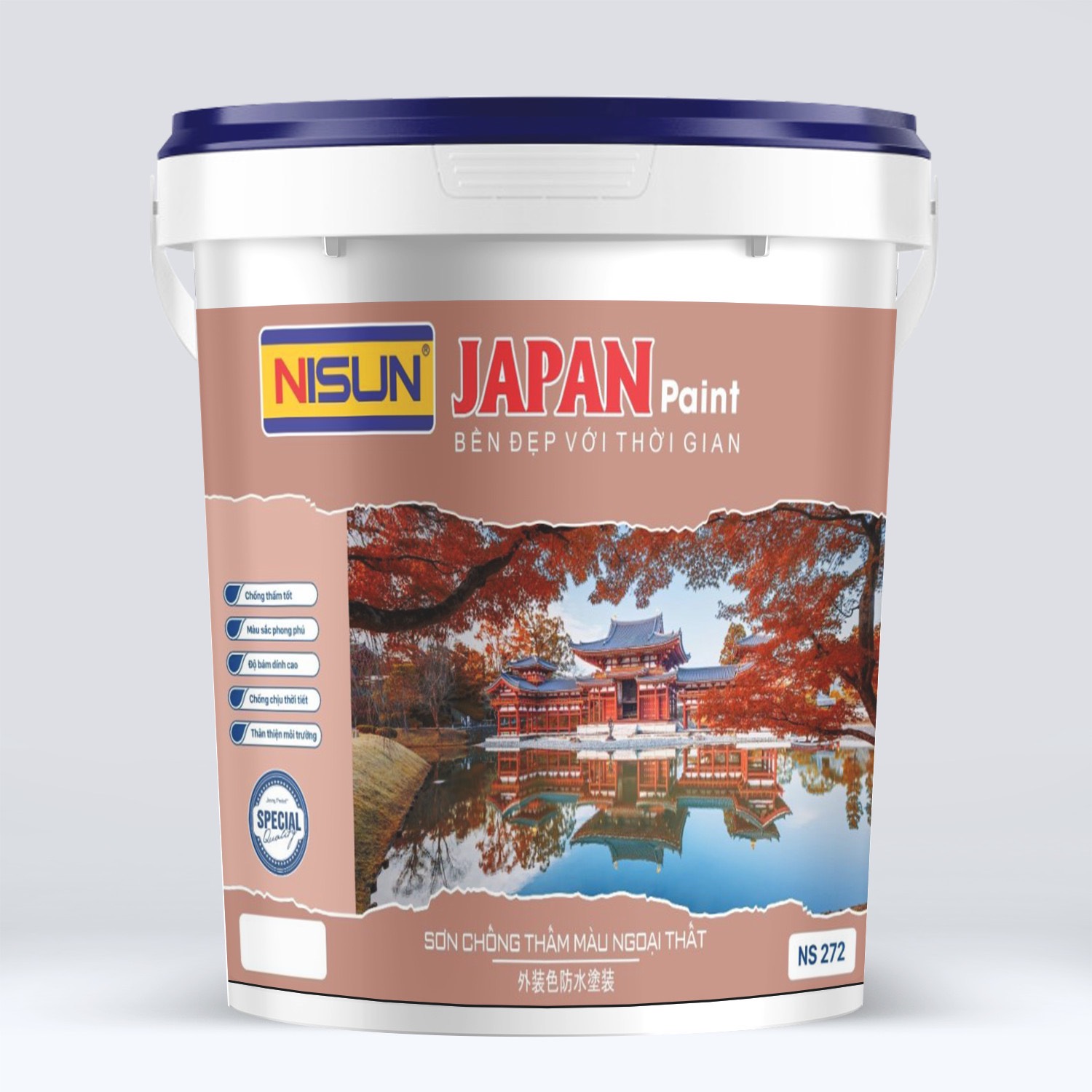 Chi tiết Sơn chống thấm màu ngoại thất NS 272