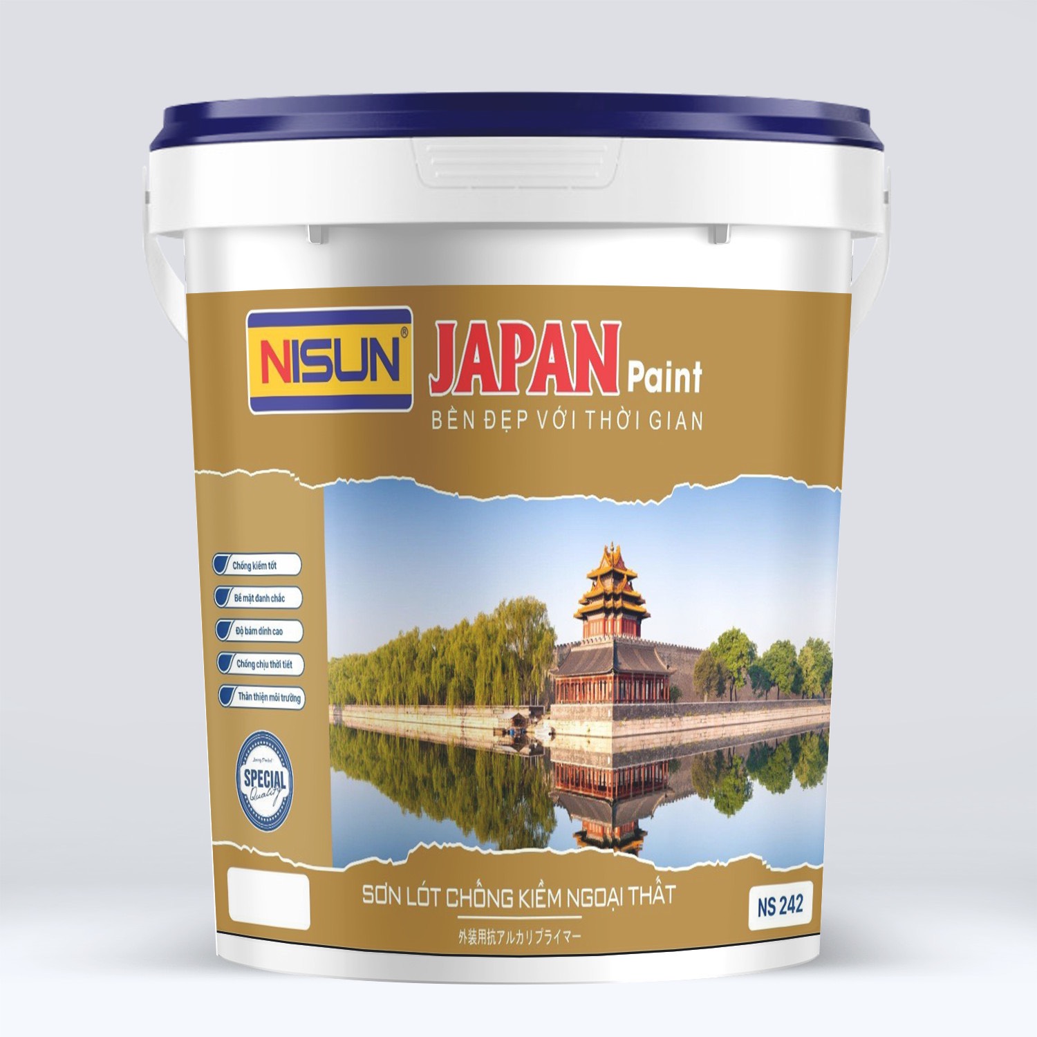 Chi tiết Sơn lót chống kiềm ngoại thất NS 242